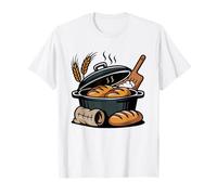 Corteza Pan En Olla Holandesa Hogaza Camiseta