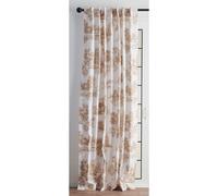 Cortina a medida Maison d' Hermine, 100 % algod n, un panel de 127 x 213 cm. F cil de colgar con ojal y dobladillo para barra, ideal para salas d