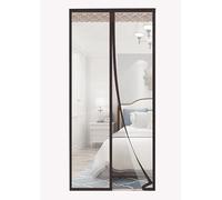 Cortina aislante magnética para puertas, material EVA transparente, impermeable, antipolvo y aislante del frío, apta para puertas y ventanas, cierre automático (65x180cm)