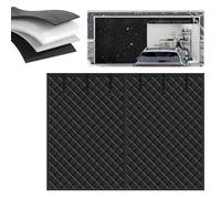 Cortina Aislante para Puerta de Garaje, Kit de Aislamiento de Puerta de Garaje, Cortinas Aislante Magnética Resistente al Viento y Agua 183 305 488 549cm Apertura Central(Negro,W549xH305cm)