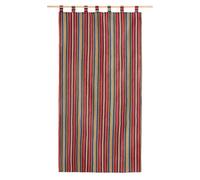 Cortina alpujarreña con trabillas RAYAS Nº40 de 140x260 cm, Cortina de puerta exterior, de Lanovenanube