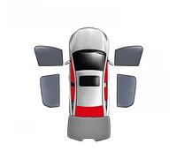 Cortina Coche Aislamiento Térmico Transpirable Protector Solar Coche Parasol Cortina para Volvo S60L 2014-2019 Accesorio automático(5pcs)