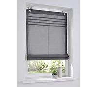 Cortina colgante, estor de colores varios, 45, 60, 80, 100 x 140 cm, tela, gris, ca. 100 * 140 cm