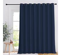 Cortina corrediza de vidrio Nicetown de 108 pulgadas de largo con ojales, aislante t rmico, opaca, para puerta de patio, divisor de ambientes ext