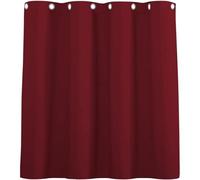 Cortina Corta 144 x 190 cm Cortinas Cortas para Ventanas Modernas Decorativas Color Sólido Protección contra El Frío para Ventanas Habitación Dormitorio, Vino Tinto