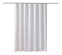 Cortina de baño de Color sólido, Cortinas de Ducha Simples Blancas, Impermeables, cómodas para el baño con 12 Uds. De Ganchos de plástico 90x190cm/35x75in(WxH)