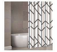 CORTINA DE BANO POLIESTER 180X200 MSV