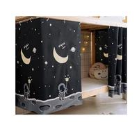 Cortina de Cama Litera Cortina a prueba de polvo con protección ligera | Mosquitera for decoración de literas superiores/inferiores(Color 1,W200 X L115cm (3pcs))