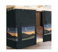 Cortina de Cama Litera Cortina a prueba de polvo con protección ligera | Mosquitera for decoración de literas superiores/inferiores(Color 4,W200 X L135cm (3pcs))