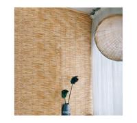 Cortina de Caña Natural, Rollo Bambú Ventanas Tejidas a Mano, Persianas De Paja Anti-UV para Ventanas, Persianas de Bambú para Exteriores Pabellón(60x70cm/24x28in)