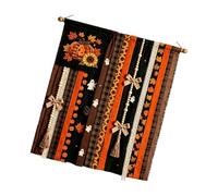 Cortina de cinta de pared de otoño, decoración de entrada con borlas de Halloween, telón de fondo de puerta en para áreas de exhibición del hogar de temporada, cortina de telón de fondo de de de