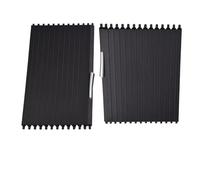 Cortina De Consola Central Uso Apto Para BMW X5 X6 E70 E71 E72 2007-2014 Interior Coche Bebida Tapa For Posavasos Ajuste Cremallera Cortina Enrollable (Color : Front And Back-Set)