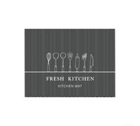 Cortina de cubierta para armario de cocina para protección contra polvo y humo de aceite, cortina de puerta de armario de poliéster sin perforar, 50 x 70 cm, blanco o gris, para fácil instalación