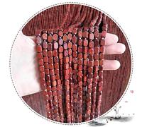 Cortina de cuentas de madera de bambú natural con cuentas de 60 x 200/70 x 200/80 x 200/90 x 200/100 x 200 cm, elegante panel divisor de cuerdas para colgar decoración del hogar, mosquitera, 110