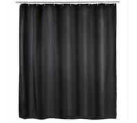 Cortina de ducha a prueba de moho, 180 x 200 cm, lavable a m?quina e impermeable, 12 anillas de pl?stico blancas incluidas, 100 % poli?ster, 180 x 200