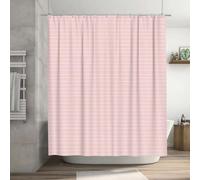 Cortina de Ducha a Rayas Rosas Lisas, Impermeable, para decoración del hogar - Cortinas de baño Rosas, Forro para bañera para decoración de baño (120x240cm/47x94in(WxH)/Cortinas para bañera)