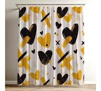 Cortina de Ducha Amor Cortina Ducha Bohemia Impermeable Estampada Tejido de Poliéster Cortinas de Baño 100x120 cm con 12 Ganchos, Lavable Shower Curtain, Bañera Baño Familia Hoteles Dormitorio Wy-75