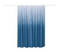 Cortina de ducha funcional para baño, 180 x 180 cm, impermeable, antimaterial, para un baño más saludable (azul oscuro)