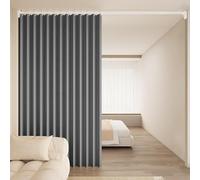 Cortina de ducha impermeable personalizada de 220 x 180 cm, tela gris para baño, bañera, familia, hoteles, caravana, dormitorio, decoración personalizable
