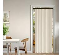 Cortina de Ducha Plegable 230 x 186 cm Protege La Privacidad, Magnética, a Prueba de Salpicaduras Cortina Separadora de Ambientes para Dormitorio, Sala de Estar, Hotel, Beige