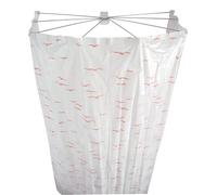 Cortina de ducha Ridder Ombrella con estructura circular