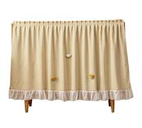 Cortina de Gabinete Cocina Autoadhesiva a Prueba de Polvo, Cortina Corta de Privacidad de Granja para Baño Lavadero Ventana Lavavajillas(WxH100x90cm/39x35inch)