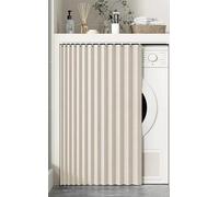 Cortina De Lavadora,Cortinas De Gabinete Con Rieles Deslizantes Cortinas De Armario Cocina Impermeables Cortinas Multifuncionales Cortina De Gabinete De Zapatos Prueba De Polvo C,W40cm/H 90cm