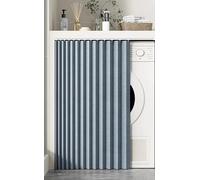 Cortina De Lavadora,Cortinas De Gabinete Con Rieles Deslizantes Cortinas De Armario Cocina Impermeables Cortinas Multifuncionales Cortina De Gabinete De Zapatos Prueba De Polvo E,W130cm/H 50cm