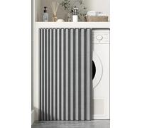 Cortina De Lavadora,Cortinas De Gabinete Con Rieles Deslizantes Cortinas De Armario Cocina Impermeables Cortinas Multifuncionales Cortina De Gabinete De Zapatos Prueba De Polvo B,W50cm/H 70cm