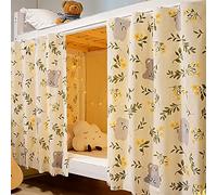 Cortina de litera, tienda opultante y mosquitera para cama entrepiso, antipolvo y antimosquitos para dormitorio, dormitorio de estudiante y niño