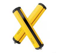 Cortina de luz de aluminio con sensor de seguridad, 24 V CC, robusta | Detección infrarroja precisa, apagado instantáneo, 4-8 rayos, 20mm para resolución, alta confiabilidad