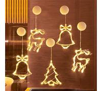 Cortina de luz LED, luz LED para ventana con ventosa, iluminación para cuadros, lámpara de araña para ventana, cortina de luz LED para venta