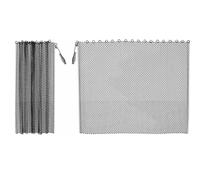 Cortina de malla genérica Chimenea, 2 piezas de malla de metal resistente al calor para pantalla antioxidante bloquea eficazmente chispas