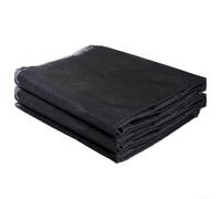 Cortina de malla para patio interior y fiesta, telón de fondo resistente a los insectos, barrera decorativa, fácil de instalar, ligera, color negro o blanco, 2,4 x 4 m, 2,4 x 6 m, para reunión de