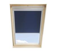 Cortina de oscurecimiento Compatible con Ventana de Techo VELUX S06 / 606/4, Azul Marino