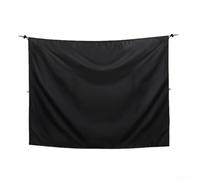 Cortina de pantalla para accesorios de RV para mayor privacidad al aire libre, bloquea la vista cuando se conecta a la puerta de camión o caravana (negro230 x 180 cm)