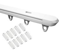 Cortina de privacidad personalizable para hospital, 15 m de longitud, montaje en techo/pared, ideal para soluciones de privacidad del paciente, duradero y fácil de instalar, sistema de cortina de