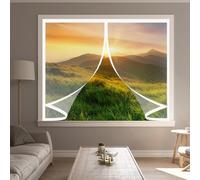 Cortina de Protección Aislante 70 x 114 cm Aislante Frio, Prueba Viento Impermeable Invierno, Acústico Termicas Aislantes Ventana Cortinas para Balcón Sala Estar, A