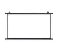 Cortina de proyección Home Theater Manual Pull Down Projector Screen 30 To 72 Inches Black 4K HD 4:3/16:9(30 Inch (16:9))