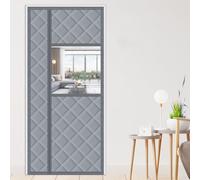 Cortina de puerta aislante magnética Autoadhesiva Sin Taladrar 85x190cm