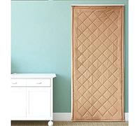 Cortina de puerta con aislamiento térmico, manta insonorizada para puertas francesas, resistente al viento, panel grueso, ahorro de energía, barrera de aire acondicionado, retención de calor en