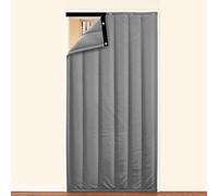 Cortina De Puerta Con Aislamiento Térmico, Material Grueso A Prueba Viento, Mosquitera Magnética, Cortinas Cierre Automático, Lo Mantiene(A,80x210cm)