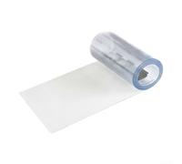 Cortina de puerta de aire acondicionado, tira suave resistente al viento para aislamiento de verano, barrera de polvo, partición flexible transparente para mascotas, 18 cm x 1,95 m (1,95 m)