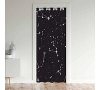 Cortina de puerta de constelación espacial para puerta, privacidad, galaxia, universo, cortinas de puerta corredera de armario, cubierta térmica aislada para divisor de habitación, cortina opaca 30%-