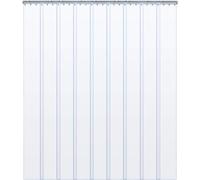 Cortina de Puerta de PVC Transparente, Cortinas de tiras de PVC transparentes en varios tamaños for almacenes frigoríficos y tiendas.(1.8x2m)