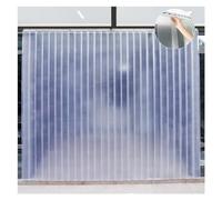 Cortina de puerta de tiras para congelador, lisa, transparente, de PVC, resistenarente, de PVC, resistente, transparente, de plástico esmerilado (tamaño: 90 x 280 cm/35,43 x 110,24 pulgadas)