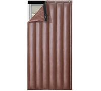 Cortina de Puerta magnética con Aislamiento de 130 x 200 cm, Puertas de Pantalla con Aislamiento térmico de Invierno con Tela Oxford Resistente al Viento y al frío Que se Cierra automáticame