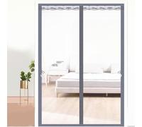 Cortina de Puerta Magnética Con Aislamiento Térmico EVA Transparente,Cortina Aislamiento Cocina Puerta Per Exterior,para Salon Cortina Puerta,Ancho X Alto (120cm x 230cm)