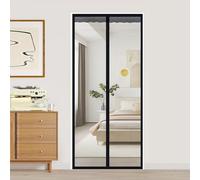 Cortina de Puerta Magnética con Aislamiento Térmico,Transparente EVA Térmico Magnético Puerta Cortina,Cortina Cocina Puerta per Exterior,Para Verano e Invierno,Ancho x alto (90cm x 210cm)