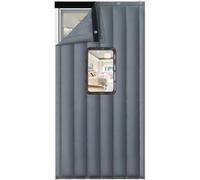 Cortina de Puerta súper silenciosa y Transpirable de 120 × 240 cm, Puerta con Pantalla magnética, Impermeable, protección contra el frío, a Prueba de Viento, Puerta divisoria, Ventana transp